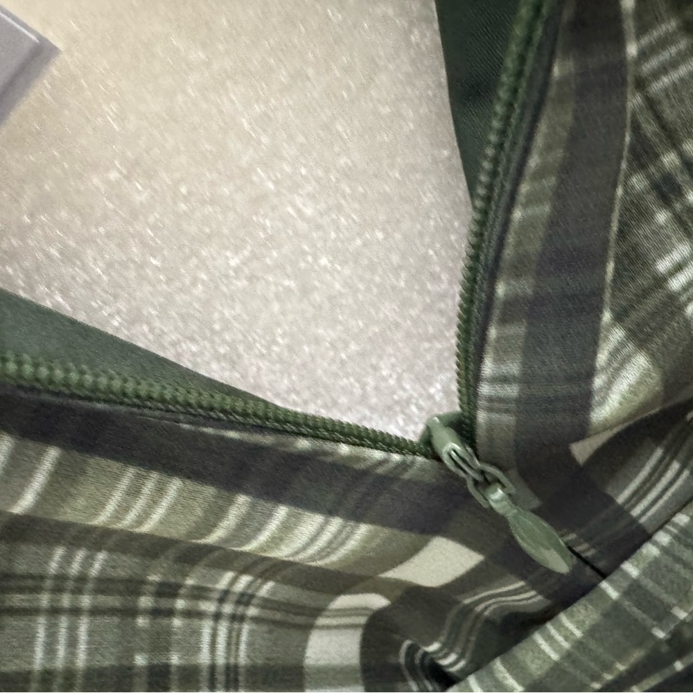 Gal Meets Glam Green Plaid Long Sleeve Shirt Dress Size 6 NWT Blogger Favorite - Picture 16 of 16